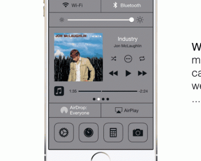 最新iOS 8概念设计： 焕然一新的控制中心