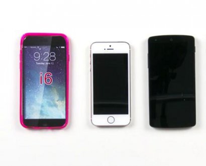 <b>疑似iPhone 6外壳对比热门手机 究竟多大？</b>