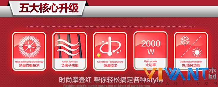 吹出摩登造型 飞科大功率电吹风京东热卖 