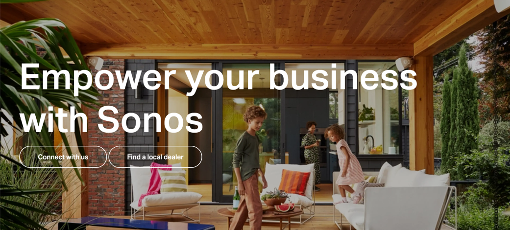 从家庭环境到商业空间，Sonos打造智能声音解决方案