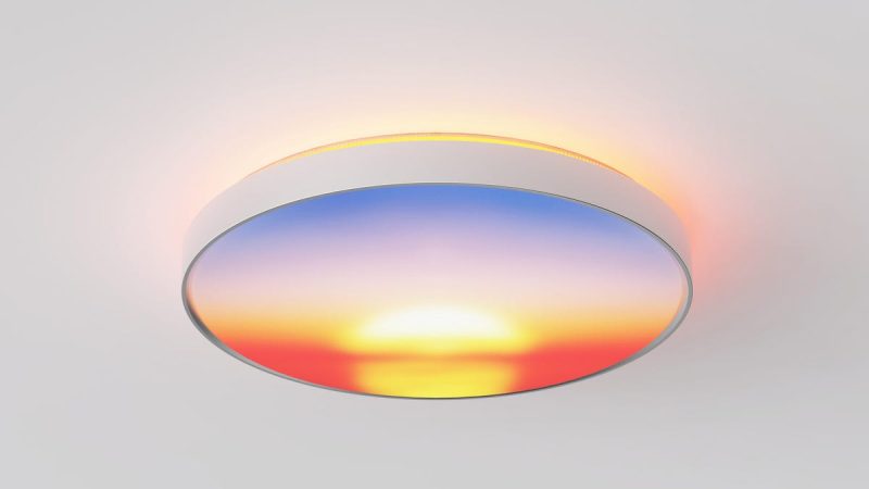 天花板直接变成显示屏？这款灯把我看傻了 -1