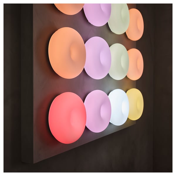 宜家新出了一个“甜甜圈灯” 百元搞定变色+调光 -1